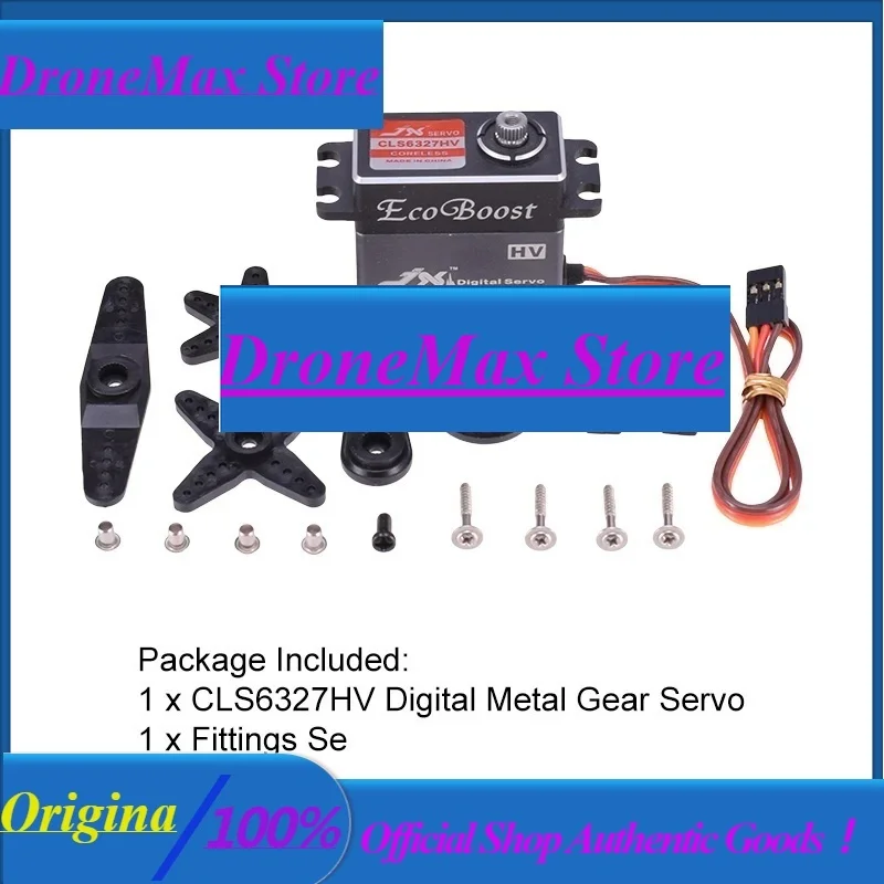 BoMassJX Servo CLS6327HV 27KG Large Torque High Voltage CNC Aluminium Shell Metal Gear Coreless Digital Servo For RC Helicopter