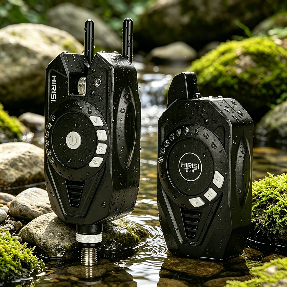 HIRISI SD11 3+1 Wireless Fishing Bite Alarm,150M Remote,Adjustable Vibration Mute LED Night Indicator Carp Fishing Accessories view 6