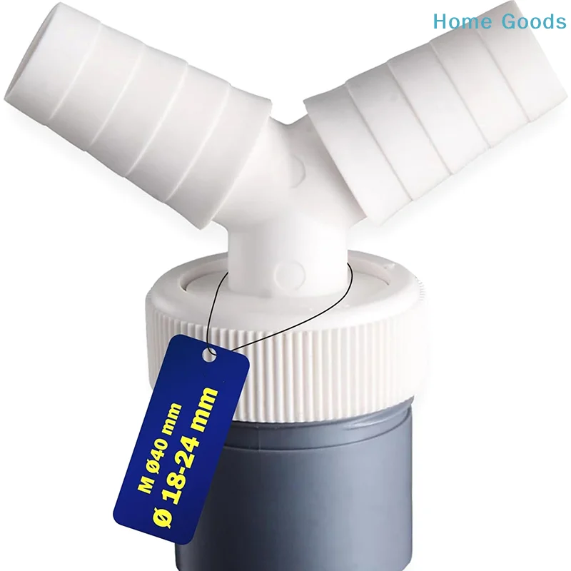 

preferredDishwasher Washing Machine Drain Adapter Three-way Two-in-one Connector Converter Drain Extension Hose Connectorproduct