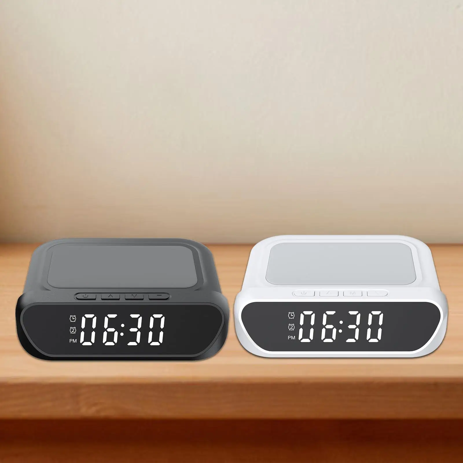 Alarm Clock Decoration 1M Cable Gifts Type C Interface 5V/3A 9V/2A Desk Clock for Shelf Bedside Tables Desk Farmhouse Bedroom