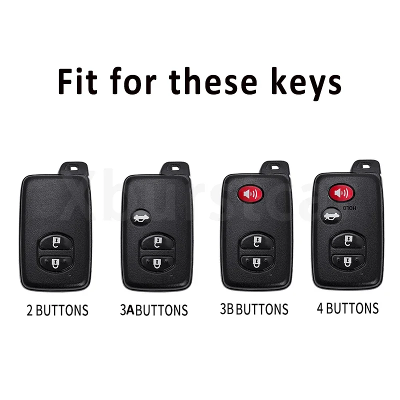 2/3/4 Button Shell Fob For Toyota Camry Prius Land Cruiser Prado 150 Crown For Subaru Foreste XV TPU Car Remote Key Case Cover