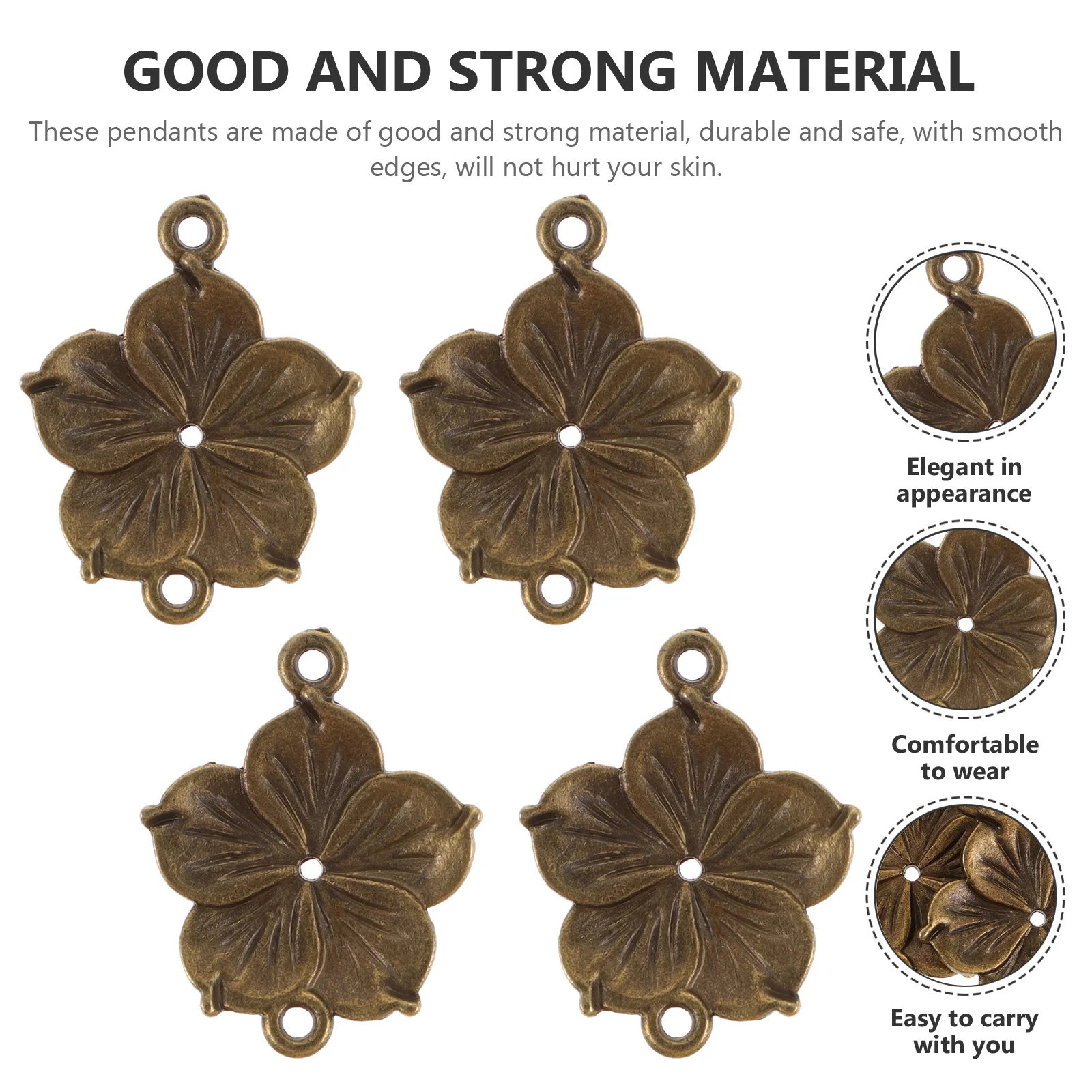 

50 шт., винтажный цветок, ювелирный разъем, сплав, сделай сам, подвески для ожерелья, браслета, кулон, ювелирные аксессуары, разъем в форме цветка