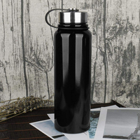 1500ml Large Capacity Portable Thermo Stainless Steel Cup Bottle Vacuum Flask Insulated Tumbler With Rope Sports Kettle