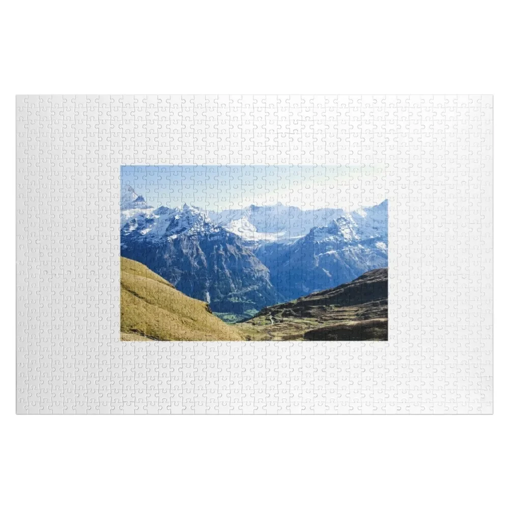 

Grindelwald summit Jigsaw Puzzle Customs With Photo Scale Motors Personalized Gift Married Puzzle