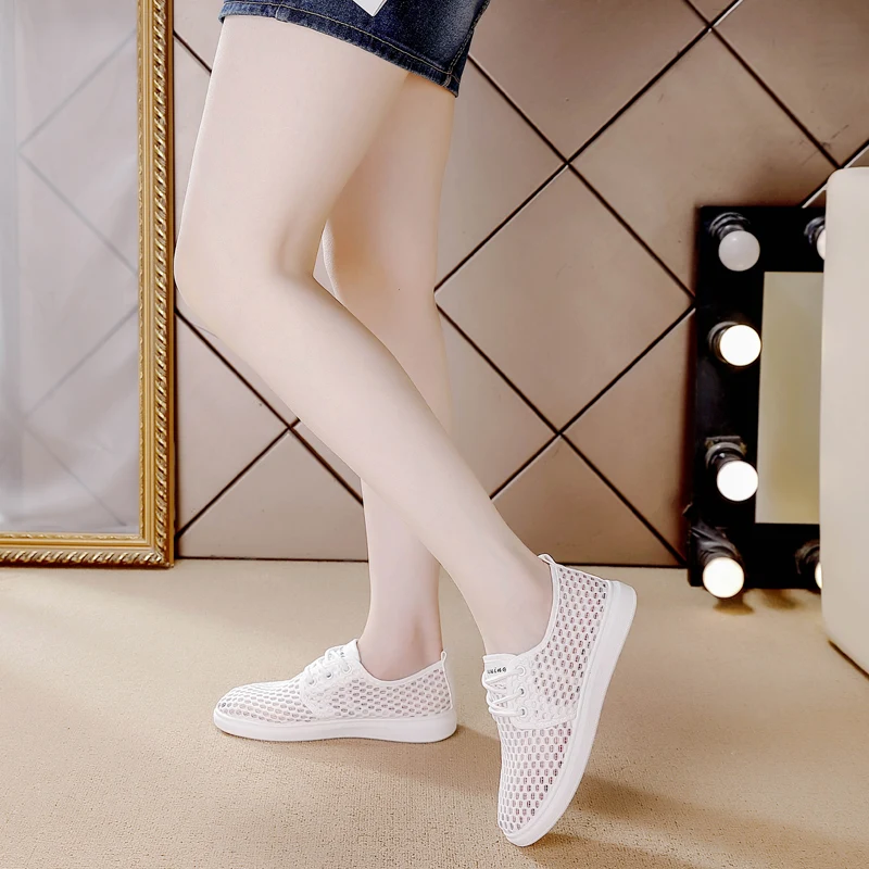2025 Summer Sneakers Women's Outdoor Jogging Soft Soled Breathable Fashion Tennis Lightweight Casual Mesh Shoes Tenis De Moda