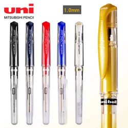 1pcs Japan UNI Gel Pen 1.0mm Uniball UM-153 Wedding Signature White Gold for Writing Painting Graffiti Highlight Art Supplies