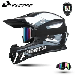 DOT Helmets Motocross Kask Cross Downhill Soporte Casco Off Road Helmet Racing Classic Motorcycle Original Enduro Goggles
