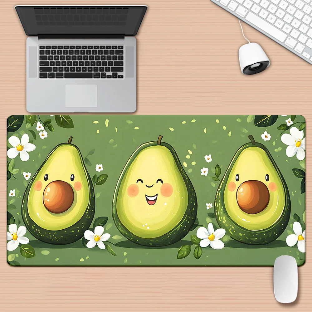 

Милый коврик для мыши с мультяшным дизайном авокадо, резиновый, противоскользящий и моющийся, подходит для геймеров и офисного использования. Высокое качество.