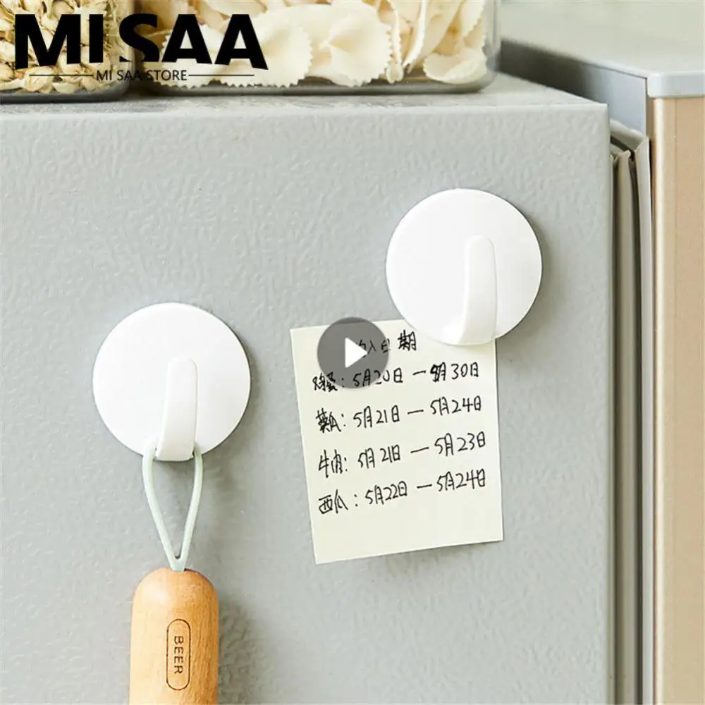 Magnet Hook Convenient Reusable Refrigerator Magnet Household Storage Tools Strong Load-bearing Capacity Durable Magnetic Hook