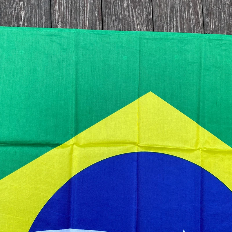xvggdg 60*90cm 90x150cm Große brasilianische Flagge Polyester das brasilianische Nationalbanner für Feier