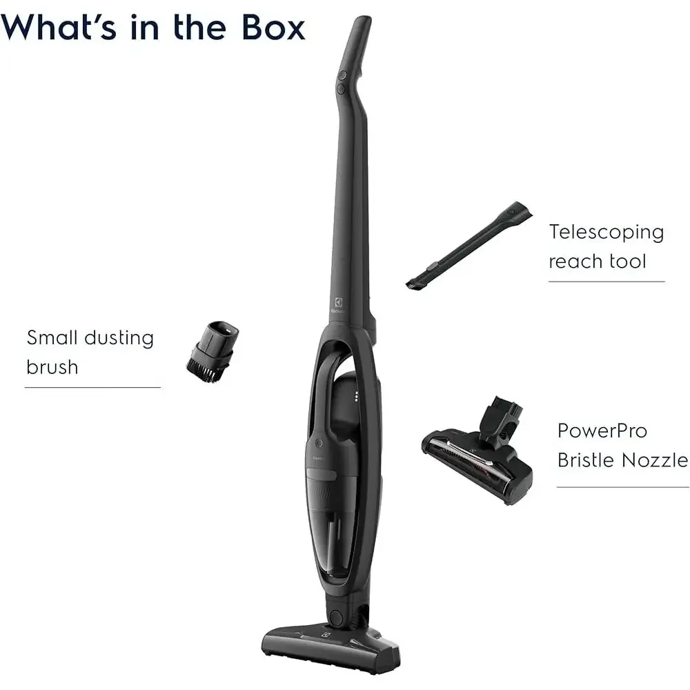 Cordless Vacuum Cleaner Lightweight Turbo Brushroll with LED Nozzle 5-Step Filtration 50mins Runtime Motorized Bristle Carpet