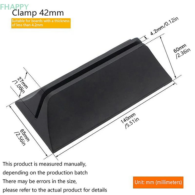 1Pcs Desktop Screen Clip Furniture Glass Baffle Fixing Clamp Removable Support Brackets Office Desk Isolation Board Base