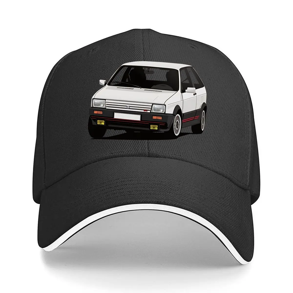 

Classic Car Model Auto Art Print Sandwich Baseball Cap