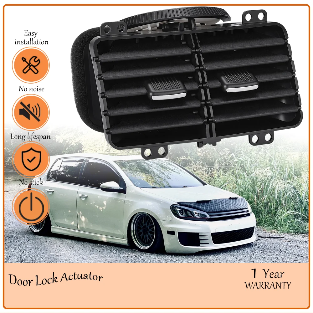 

Прочный матовый черный передний воздуховод кондиционера с плавным потоком воздуха, подходит для VW Golf MK5 MK6 GTI R Jetta MK5 2010-2014, OEM 1K0819203A