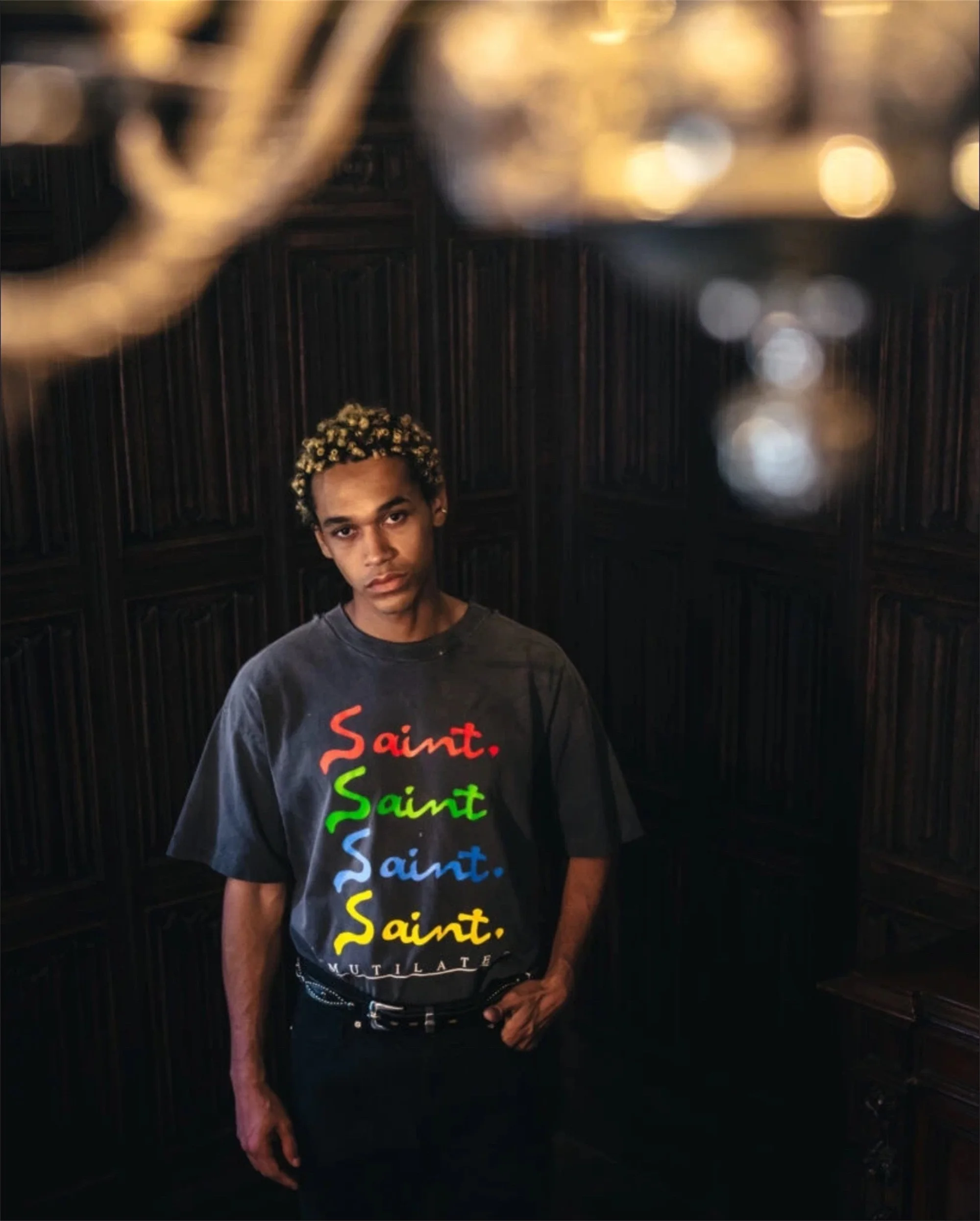 

SAINT OF MICHAEL New Arrival SAINT MXXX Series Cotton Print Casual Oversized Quality High-Street Tee Tops T-Shirt For Men