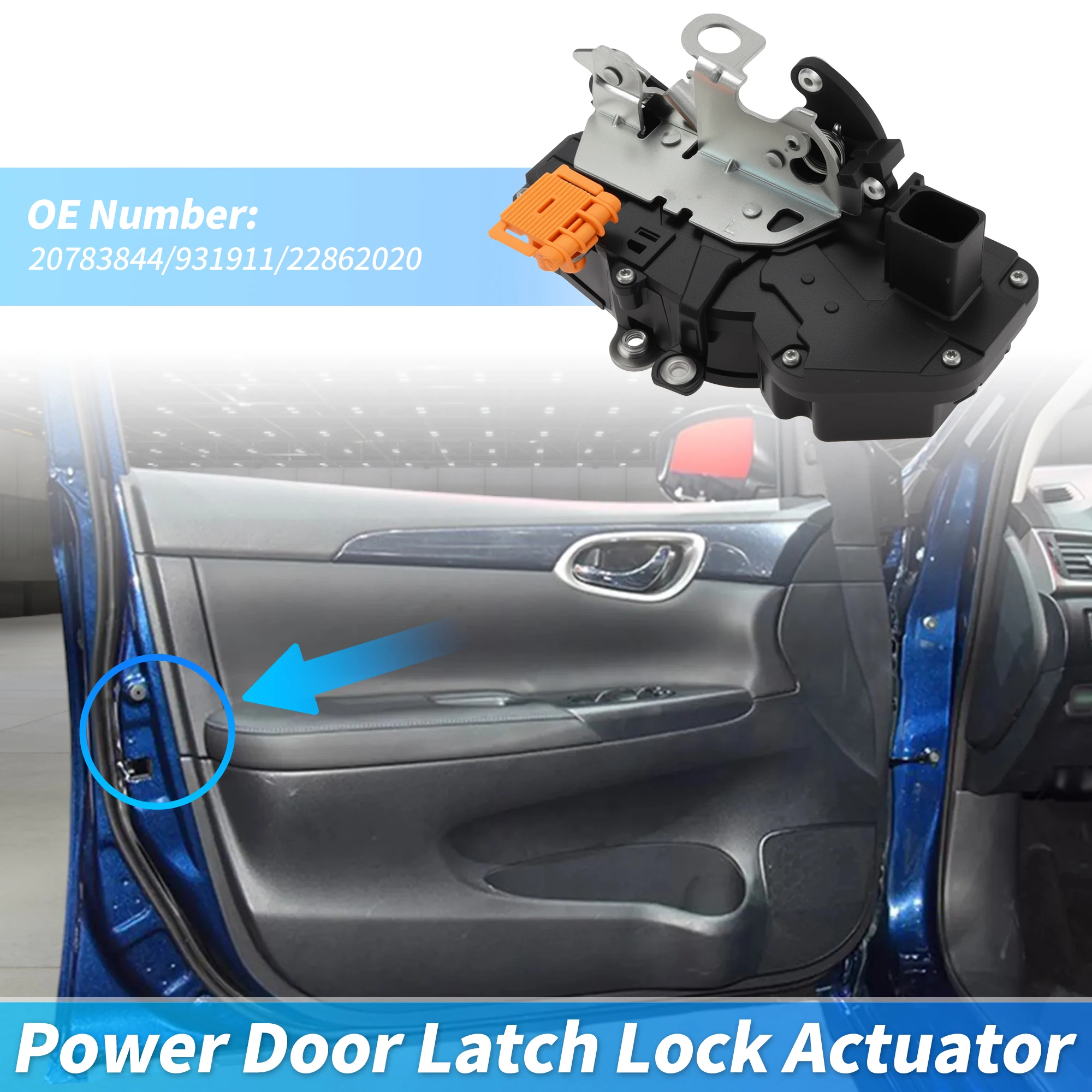 UXCELL 20783844 Power Door Lock Latch Actuator for Chevrolet Avalanche