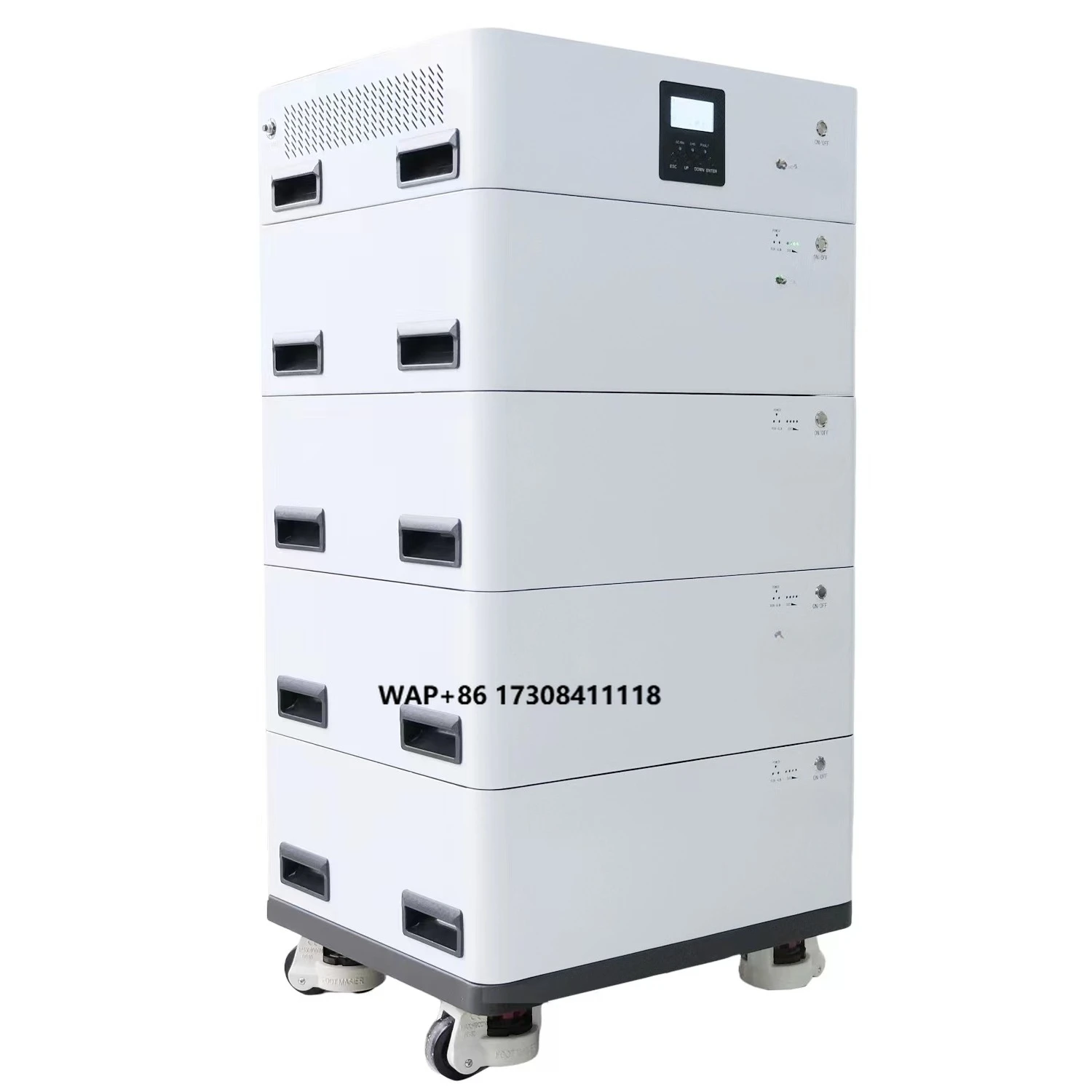 

Free Stacked All in One 6Kw Solar Inverter With 20Kwh 10Kwh 48V Lithium Ion Battery Scalable Module Solar System