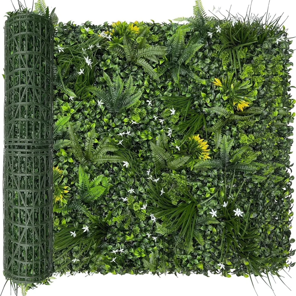 

Рулон самшита с травяной стеной: 48x120 устойчивый к ультрафиолетовому излучению зеленые листья искусственный для внутреннего фона стен, сада и в помещении, на открытом воздухе W