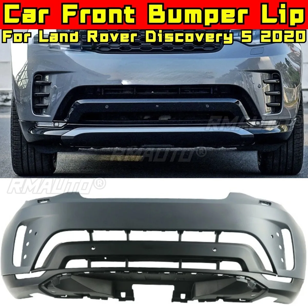 

For Land Rover Discovery 5 2020 Car Accessories Car Front Bumper Lip Splitter Diffuser Spoiler Bumper Guard Protector Body Kit