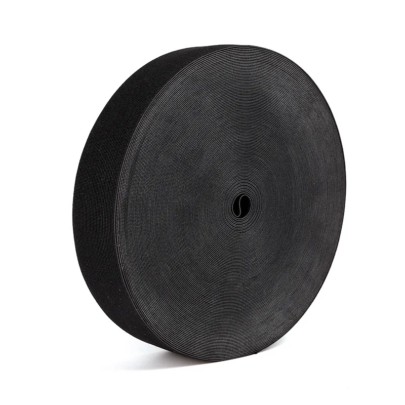 4-8Meter 10mm/12mm/15mm/20mm/25mm/30mm/38mm/50mm Wit Zwart Nylon Hoge Elastiekjes Kledingstuk Broek Naaien Accessoires
