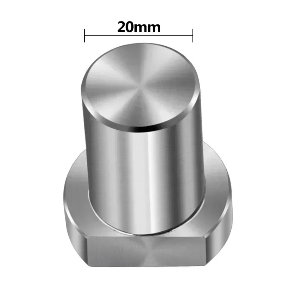 1Pcs Stainless Steel Workbench Peg Brake Stops Clamp 19/20mm Dogs Woodworking Table Limit Block Workbench Workshop Tools