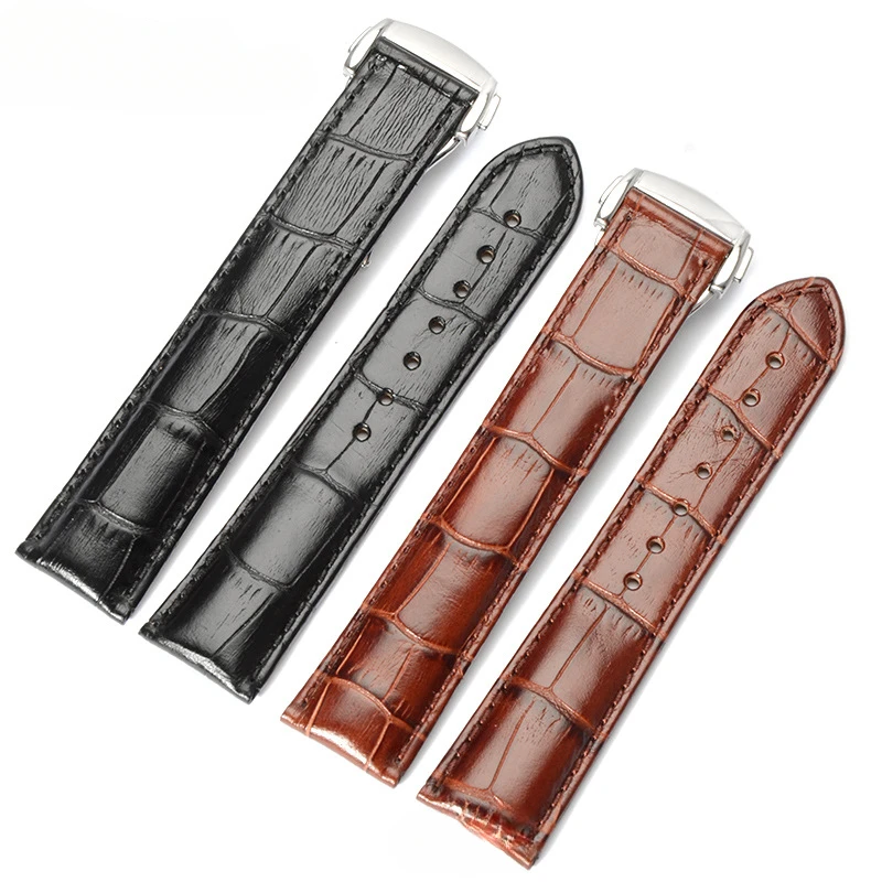Cinturino con fibbia pieghevole 18mm 20mm 22mm Uomo Donna Universal Sostituisci accessori per orologi con cinturino per Omega Seamaster