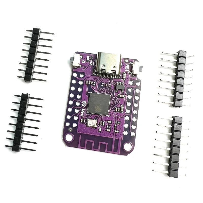 1PCS ESP32 S2 Mini V1.0.0 - WIFI IOT Board based ESP32-S2FN4R2 ESP32-S2 4MB FLASH 2MB PSRAM For MicroPython Arduino