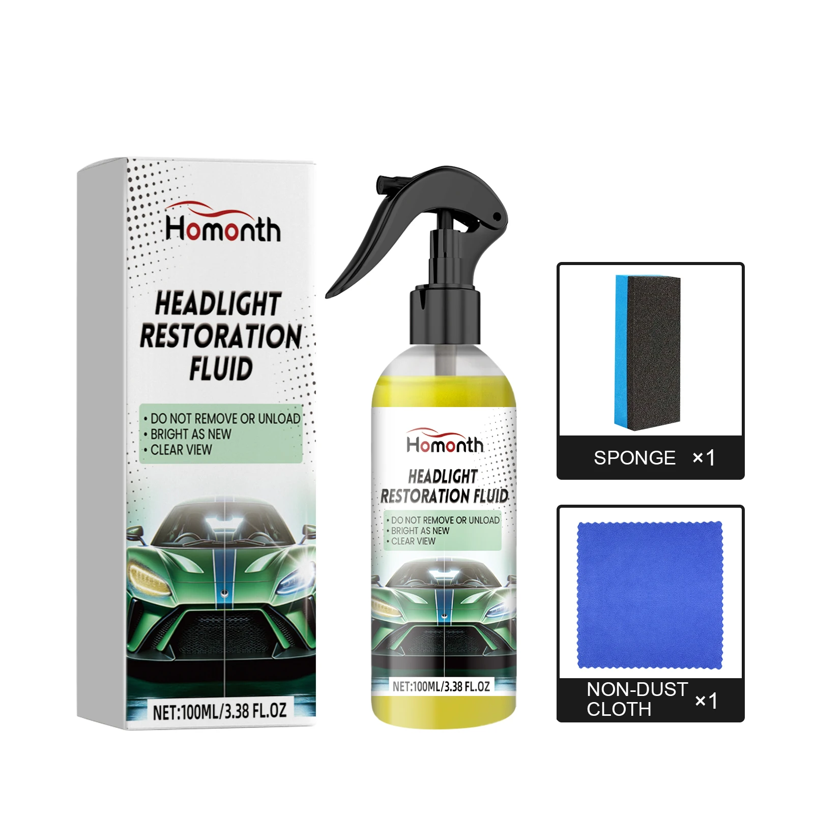 

Car Headlight Repair Liquid Removes Surface Stains Of Headlights For Car Headlight Scratches Repair Brightening Repair Liquid