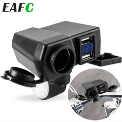 EAFC 12V-24V Motorcycle Accessories Cigarette Lighter Socket Power 5V 4.2A Dual USB Charger for Motorcycle for Harley Davidson