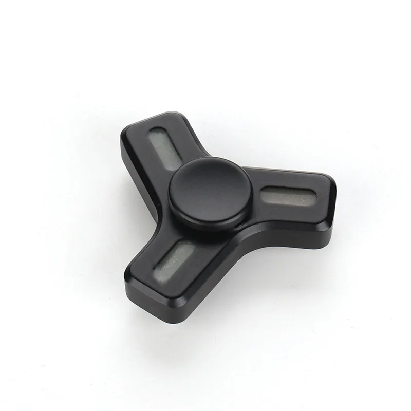 رواية صغيرة EDC مضيئة تململ سبينر لعبة لتخفيف الضغط سبائك الزنك جيروسكوب مكتب سطح المكتب الإجهاد الإغاثة الاسترخاء تململ لعبة #5