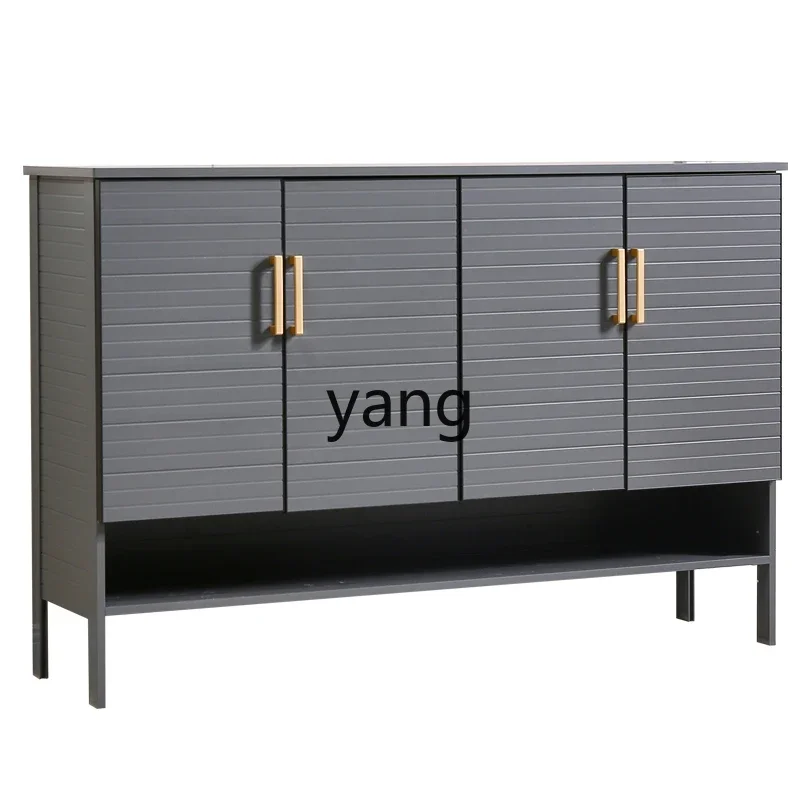 LH Simple All-Aluminum Alloy Shoe Cabinet Stair Outdoor Waterproof Sunproof Entrance Balcony Storage Cabinet