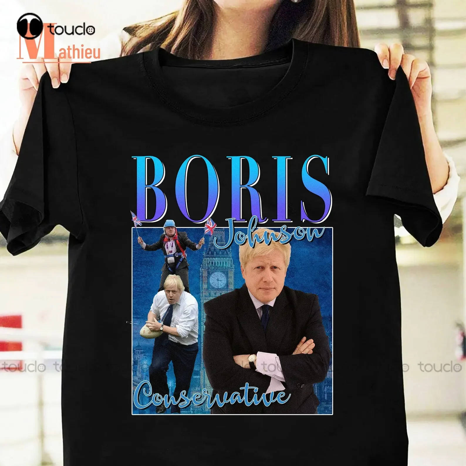 Boris Johnson T-Shirt maire de Londres chemise politique chemises personnalisées pour hommes Xs-5Xl cadeau de noël imprimé T-Shirt Streetwear