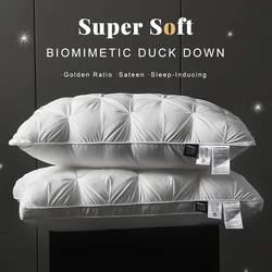 High-end Down Comfortable Pillow5-star Hotel Pillow Down Pillow Core Biomimetic Duck Down 3-dimensional Cervical Pillow Core