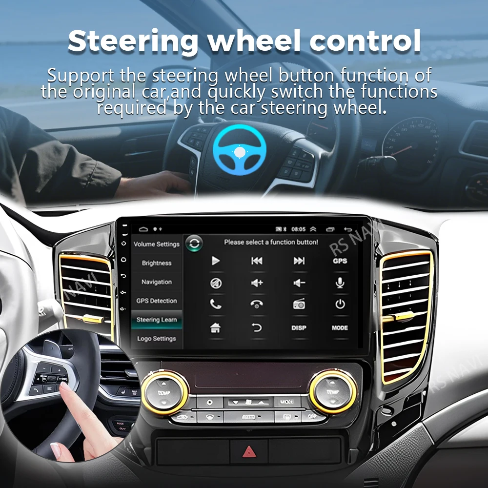 Android 14 Carplay For Mitsubishi Pajero Sport 3 L200 5 Triton 3 2015 2016 2017 2018 2019 Car Radio Multimedia Video Player GPS view 6