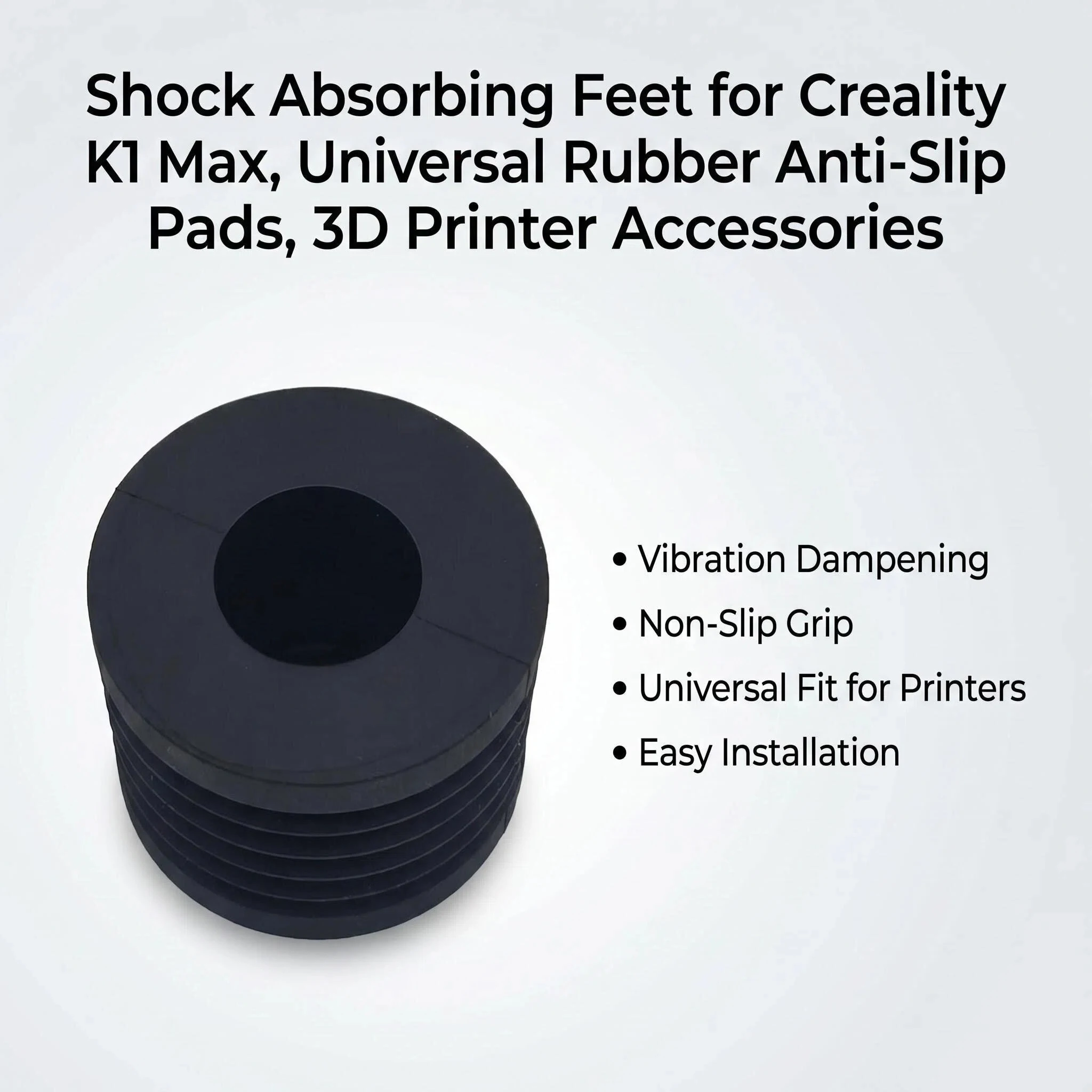 

For Creality K1 Max Anti Vibration Feet Universal Rubber Foot Anti-slip Rubber Shock Pad 3D Printer Parts