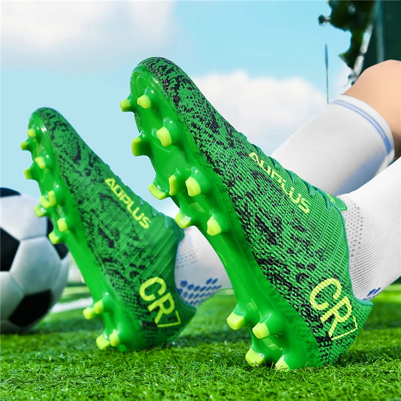 

Новые молодежные футбольные бутсы по низкой цене, прочные профессиональные футбольные бутсы для взрослых с травой, ультра легкие противоскользящие уличные тренировочные бутсы