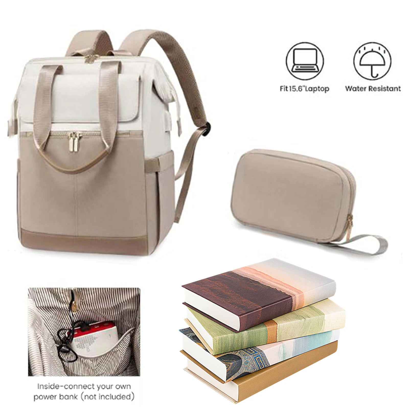 

Laptop Backpack for Women with Organizer Bag Luggage Backpack Waterproof Carry Backpack Computer Tote Daypack for Daily Use