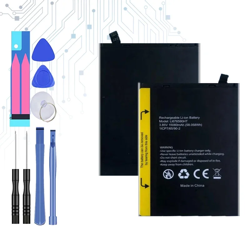 

Battery Li676590HT 15080mAh For Blackview BV9300 Bateria