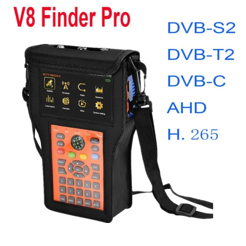 Go V8 Finder 2 DVB-S2/S2X H.265 Satellite Meter Satellite Finder than V8 FINDER PRO vs satlink ST-5150 ws-6933