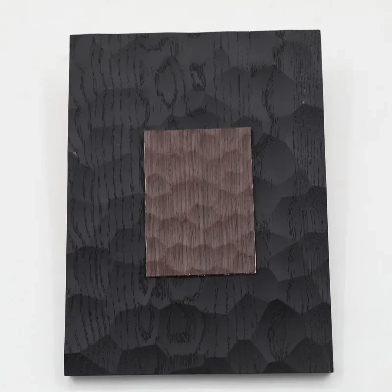 Solid 3D Wood Carving Board and Mold Texture Veneer ART Texture Wood Veneer Wave Fluted Wall Panels