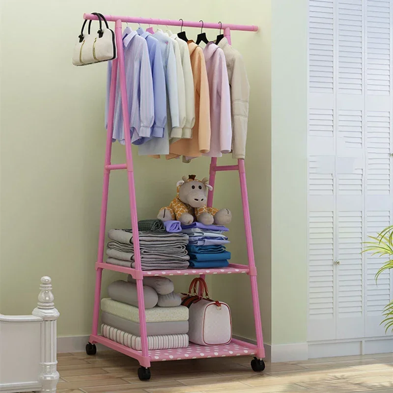 

Design Coat Racks Standing Clothing Metal Floor Storage Entrance Clothes Rack Hallway Space Saver Room Furniture