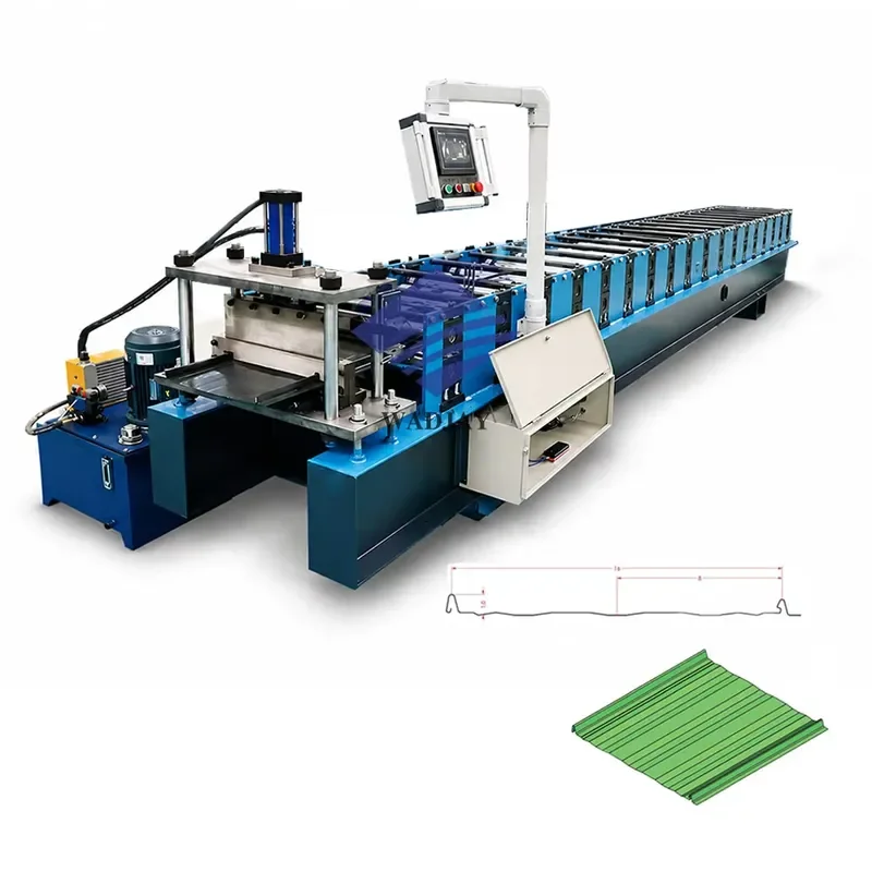 Automatic Snap Standing Seam Roofing Panel Roll Forming Machine