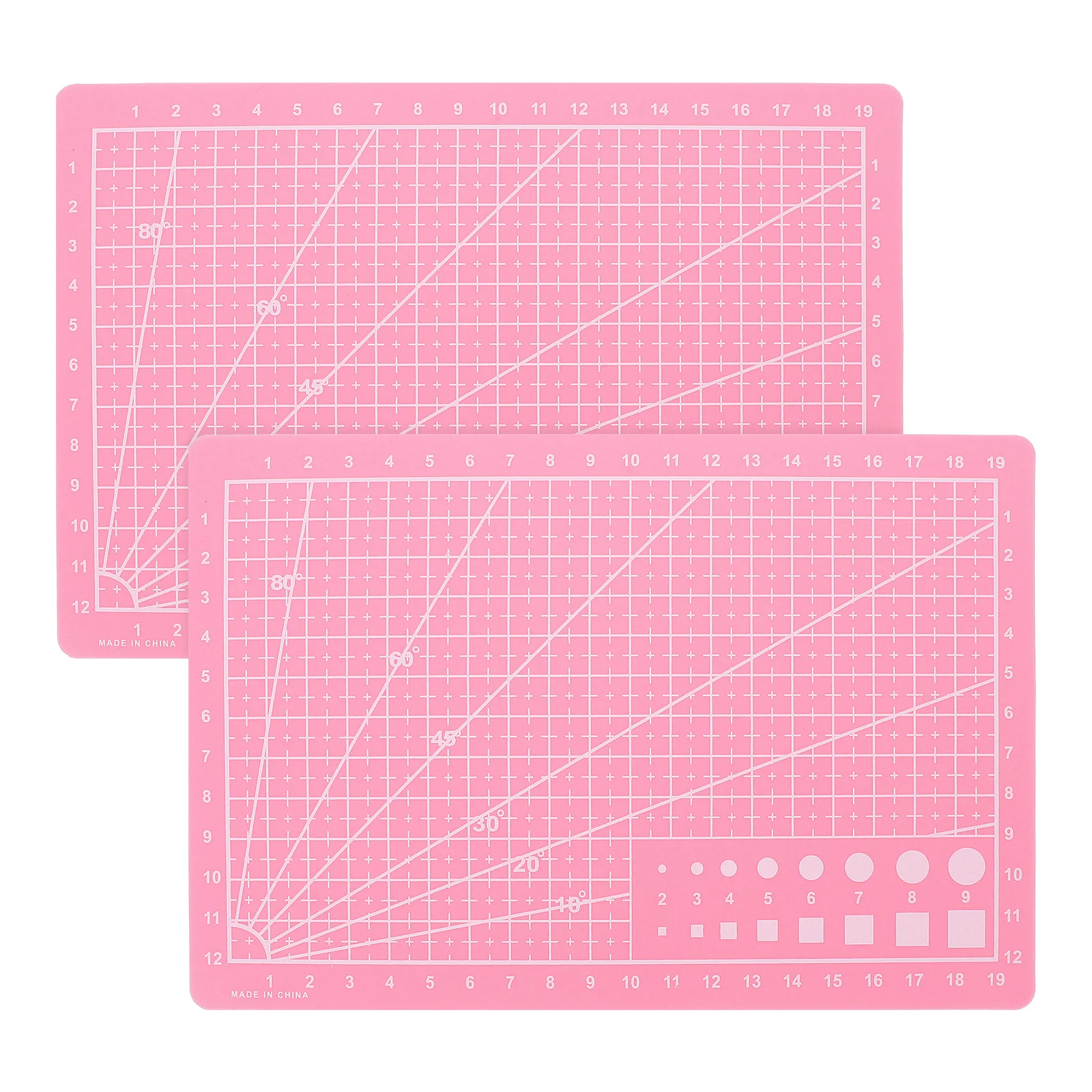 2 قطعة A5 الوجهين قطع حصيرة الذاتي شفاء بولي كلوريد الفينيل الحرفية مجلس قياس الشبكة للخياطة Crafts بها بنفسك الحرف سكرابوكينغ