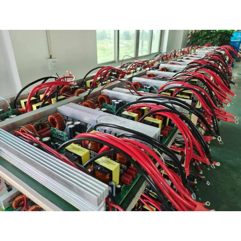 12V DC To 220V AC Solar Inverter, 5000W High Conversion Pure Sine Wave Inverter, Outdoor Vehicle-Mounted Inverter