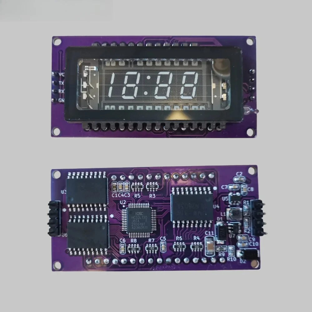 

4-BT-68ZY Module FUTABA Dot Matrix C51 Display STM32 Module VFD Fluorescent Screen Clock Electronic Clock