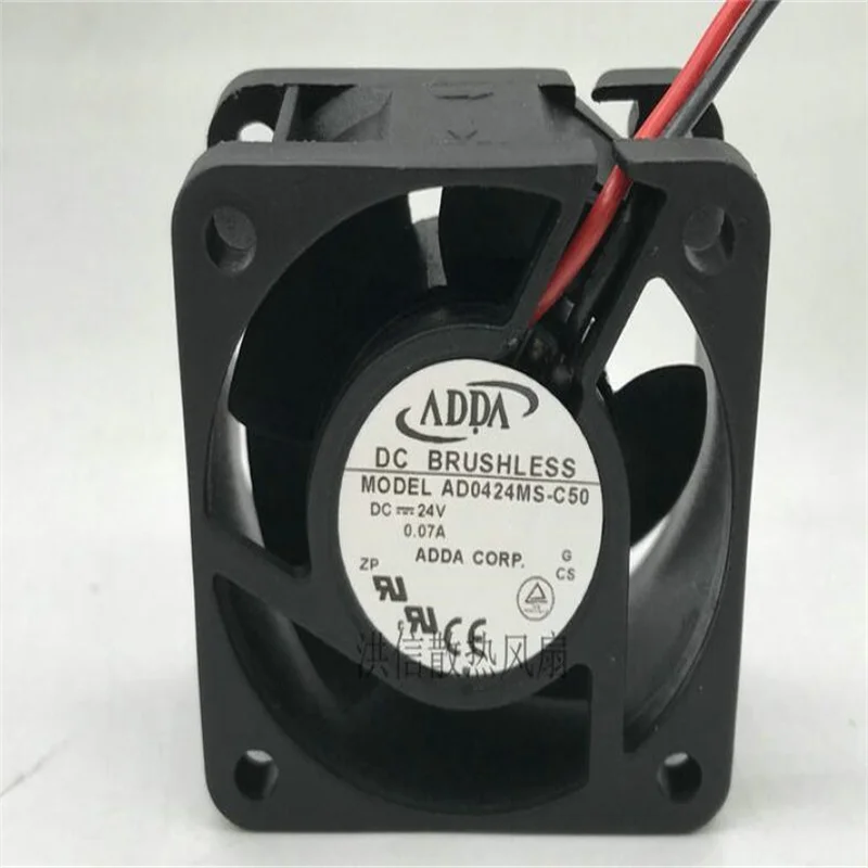 

Original ADDA 4020 AD0424MS-C50 24V 0.07A 4CM 2-wire inverter cooling fan