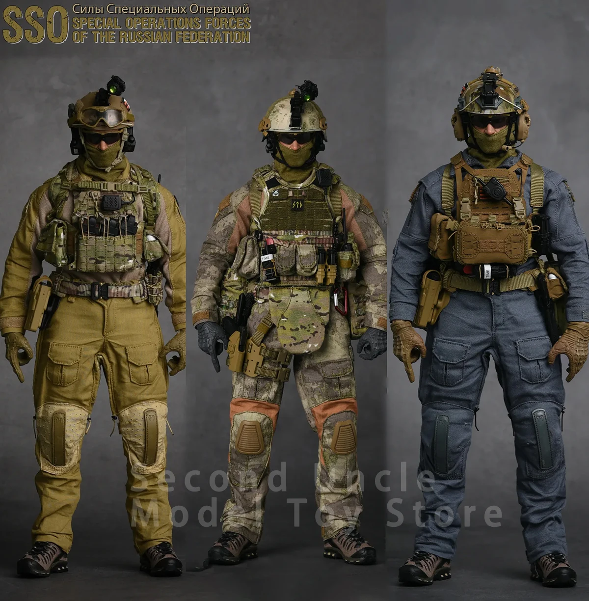 

Easy&Simple ES 26060RA/B/S 1/6 Russian Special Operations Forces SSO Military Action figure Full Set Collectible Model Toys gift
