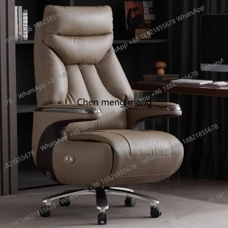z10Premium Leather Electric Massage Boss Chair Reclining High-Back Executive Office Chair multi-functional cadeira gamer furnitu