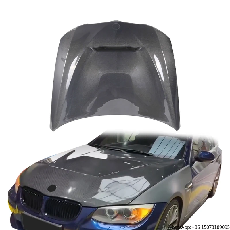

BENSNEES Customized GTS Style E92 Carbon Fiber Bonnet Hood for 3 Series E92 335i 335 2007 2008 2009 2010 Pre Lci or LCI