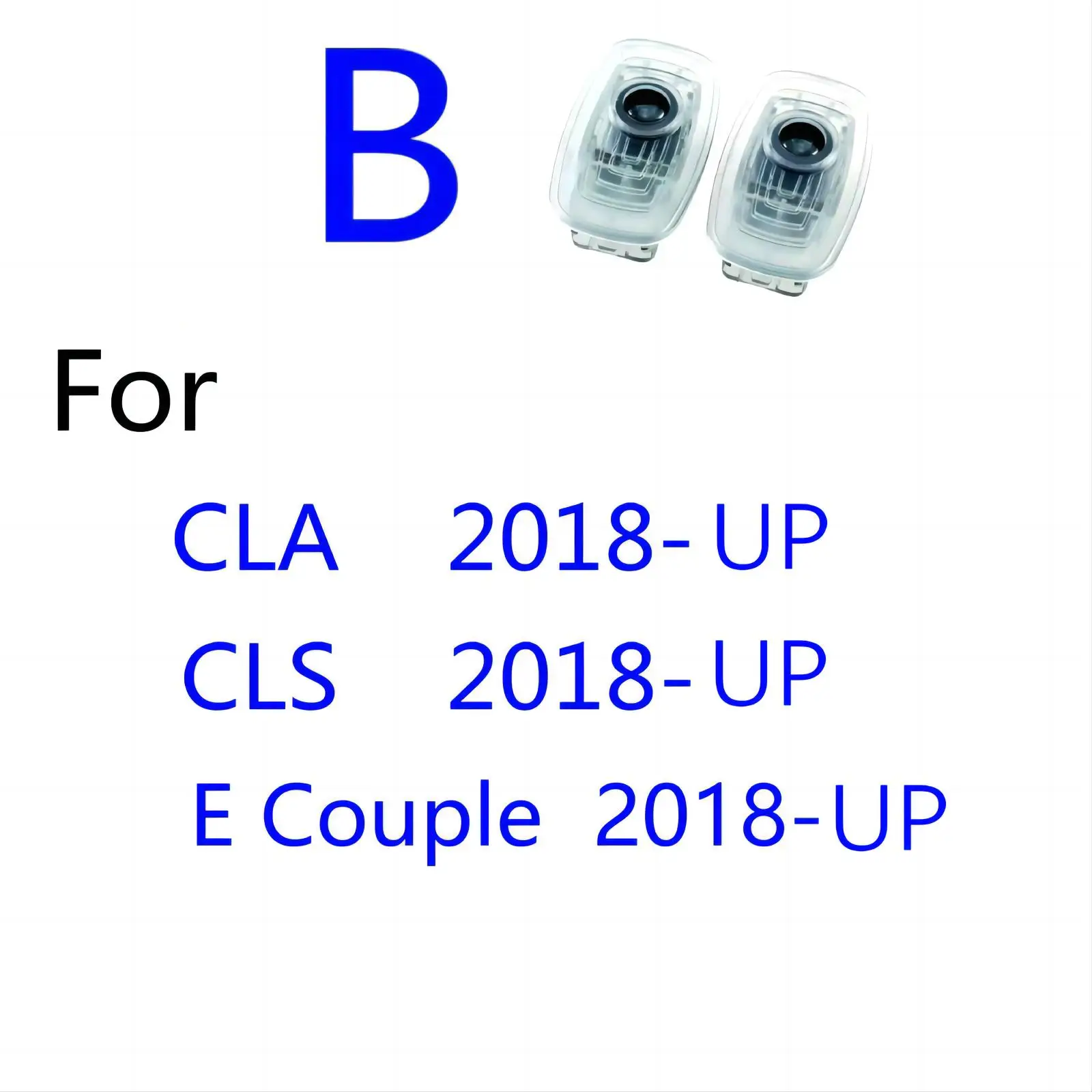 Luz conduzida do projetor da porta do carro, Mercedes Benz Cla c117, C118, CLA200, AMG CLA250, 200, 250, Cls, W218, W257, CLS250, CLS300, 300,